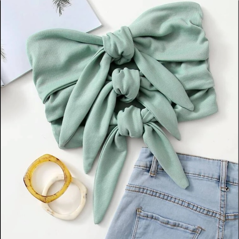 Knot Front Tube Top
